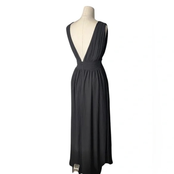 LULUS - Heavenly Hues Black Maxi Dress - Sz Small - Picture 6 of 7